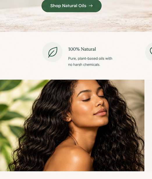 Natural beauty and botanical care