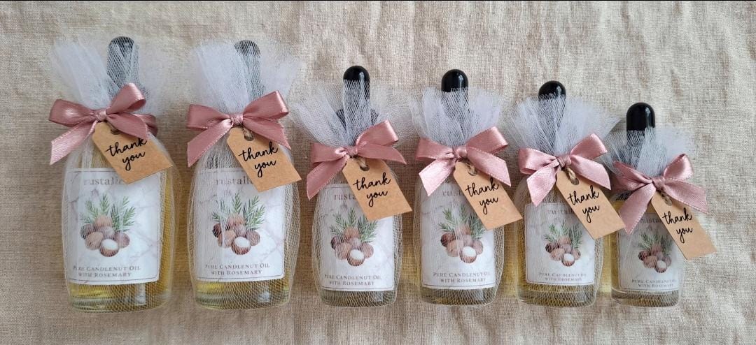 Rustalle oils prepared as gifts